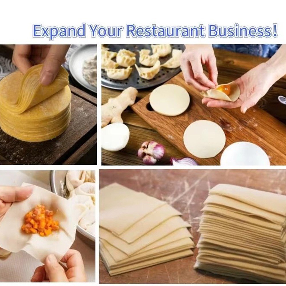 Kolice Commercial Automatic Dumpling Skin Making Machine, Dumpling Wrapper Maker