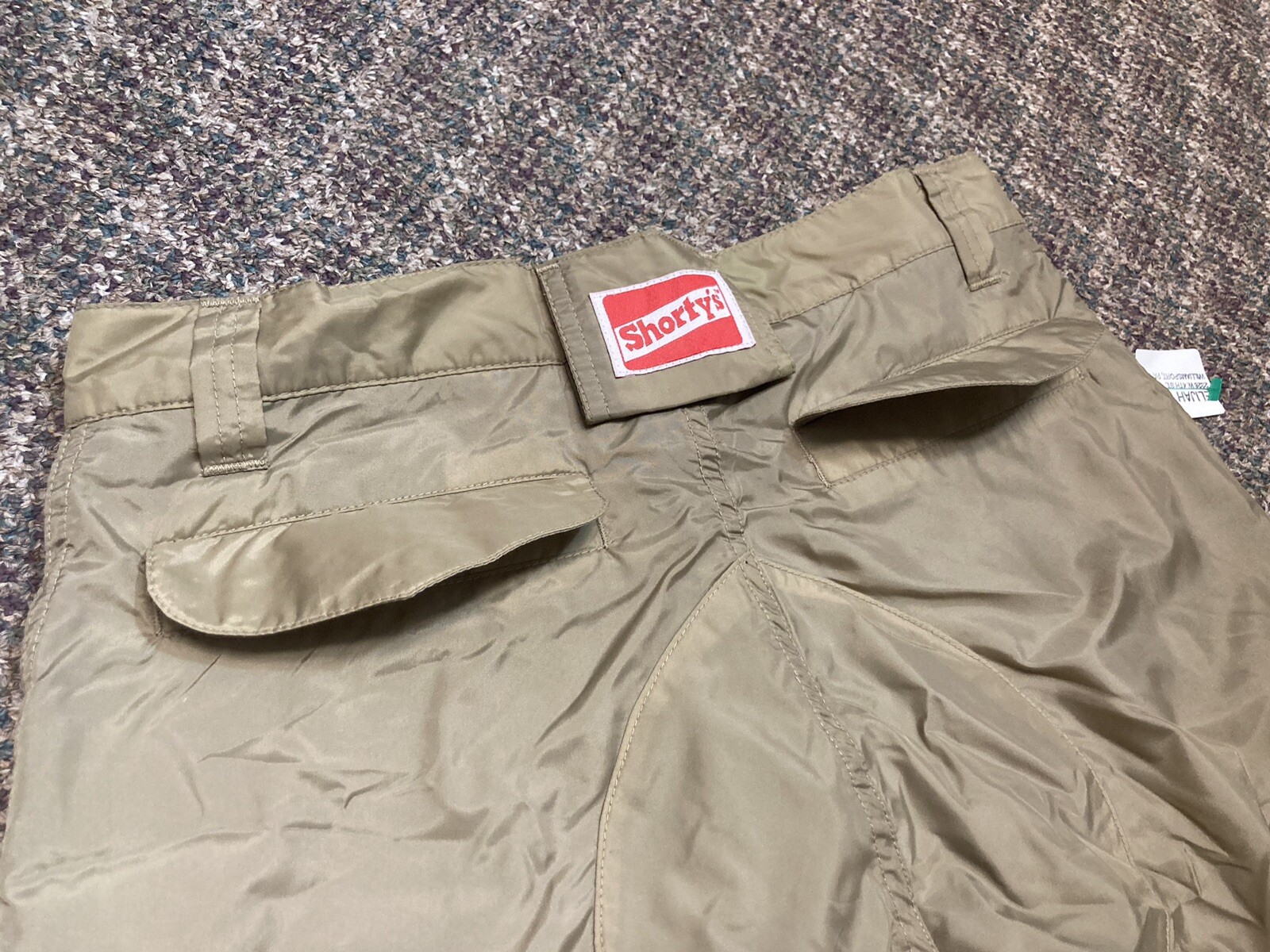 VINTAGE 90s SHORTY’S SKATEBOARDS NYLON CONVERTIBLE PANTS SIZE 28R NEW