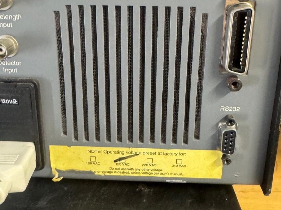 New Focus, Inc. 6200 External-Cavity Tunable Diode Laser Controller