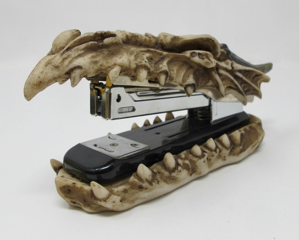 Dragon Skeleton Skull Bone Stapler Office Tool by Pacific Giftware