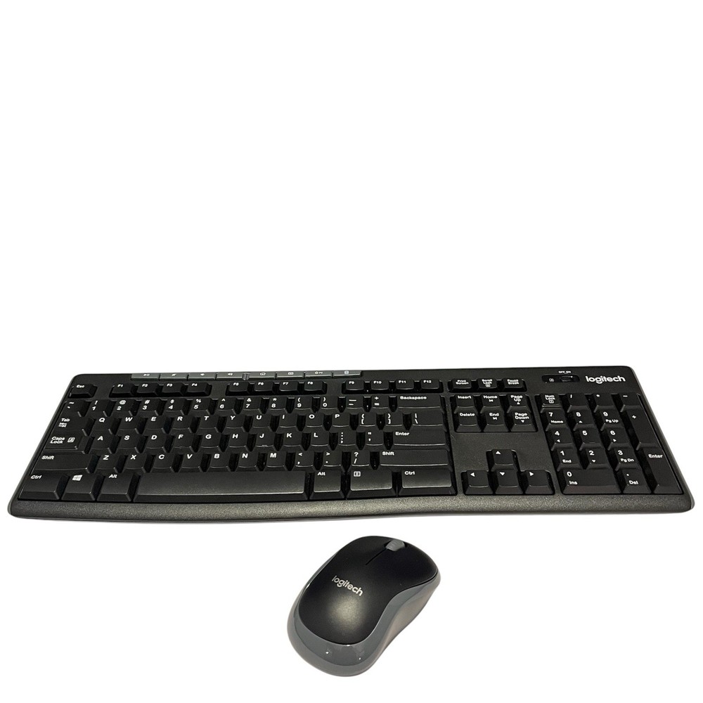 Logitech MK270 Full Wireless Keyboard & Mouse Combo-NO USB RECEIVER-NOT TESTED!!