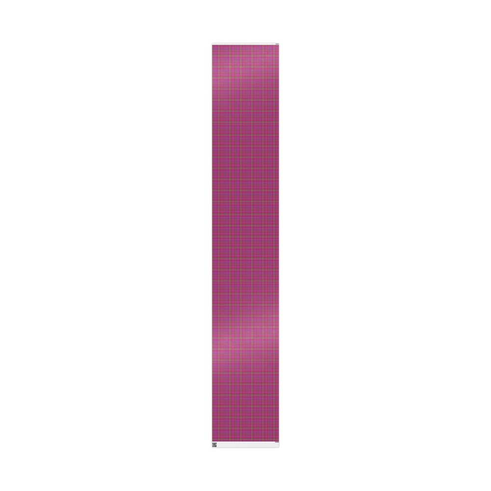 Pink Plaid Wrapping Paper | Bright Check Pattern Holiday Wrap