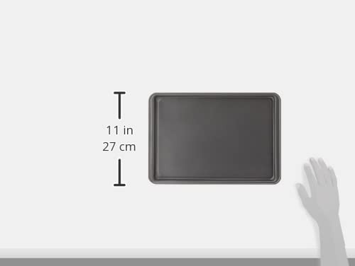 GoodCook Nonstick Baking Sheet Set, 3 Pack-Small, Medium & Large Pan-Gray