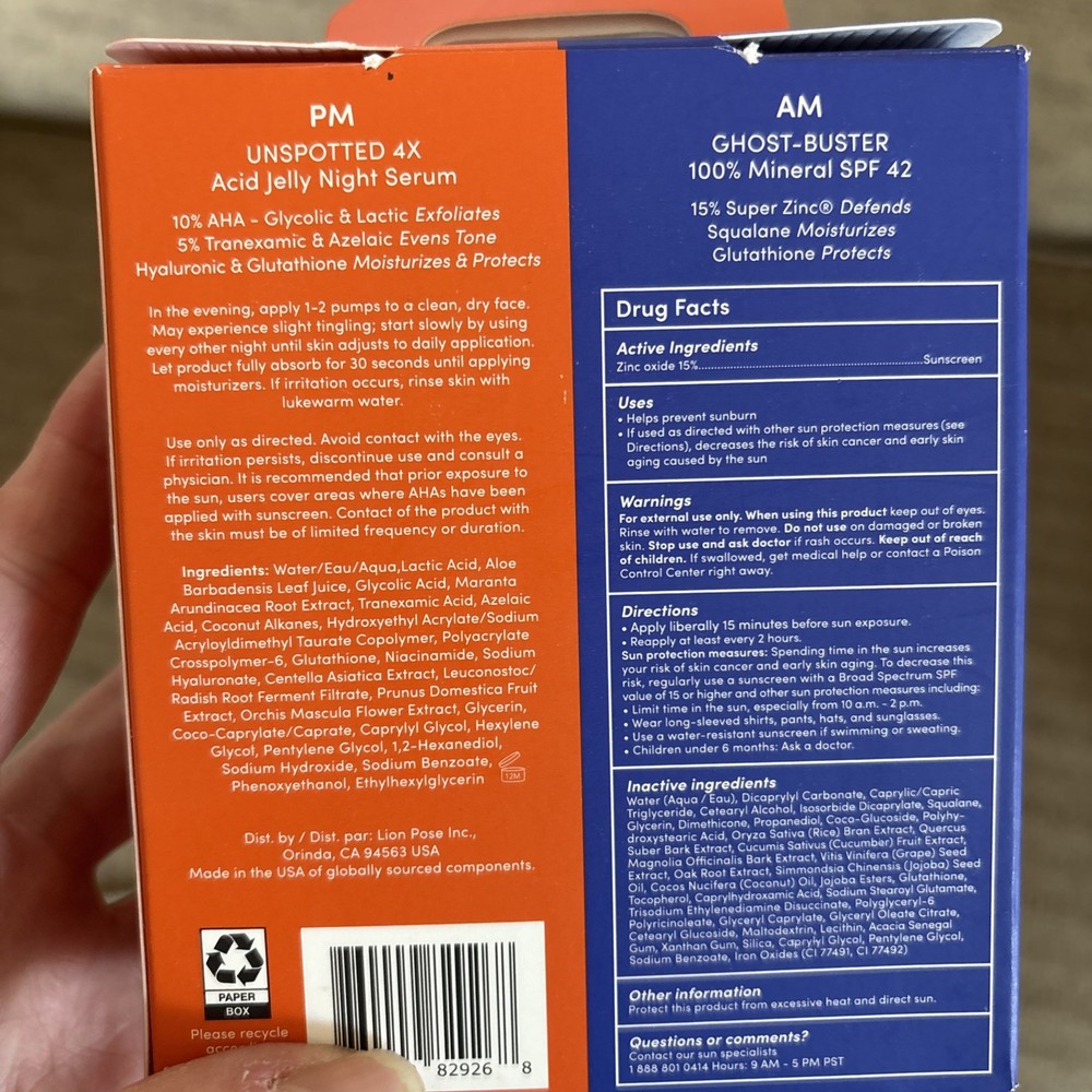 LION POSE MANE MINIS Day Night Essentials, NIB