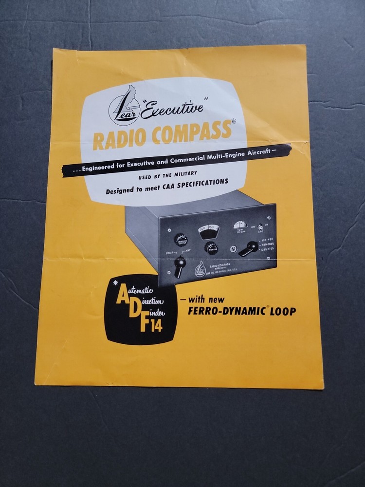 NARCO AVIONICS VINTAGE ADVERTISING