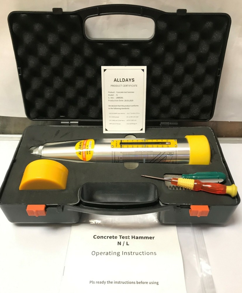 Rebound Hammer Concrete Test Hammer Schmidt Test, Measurement & Detectors