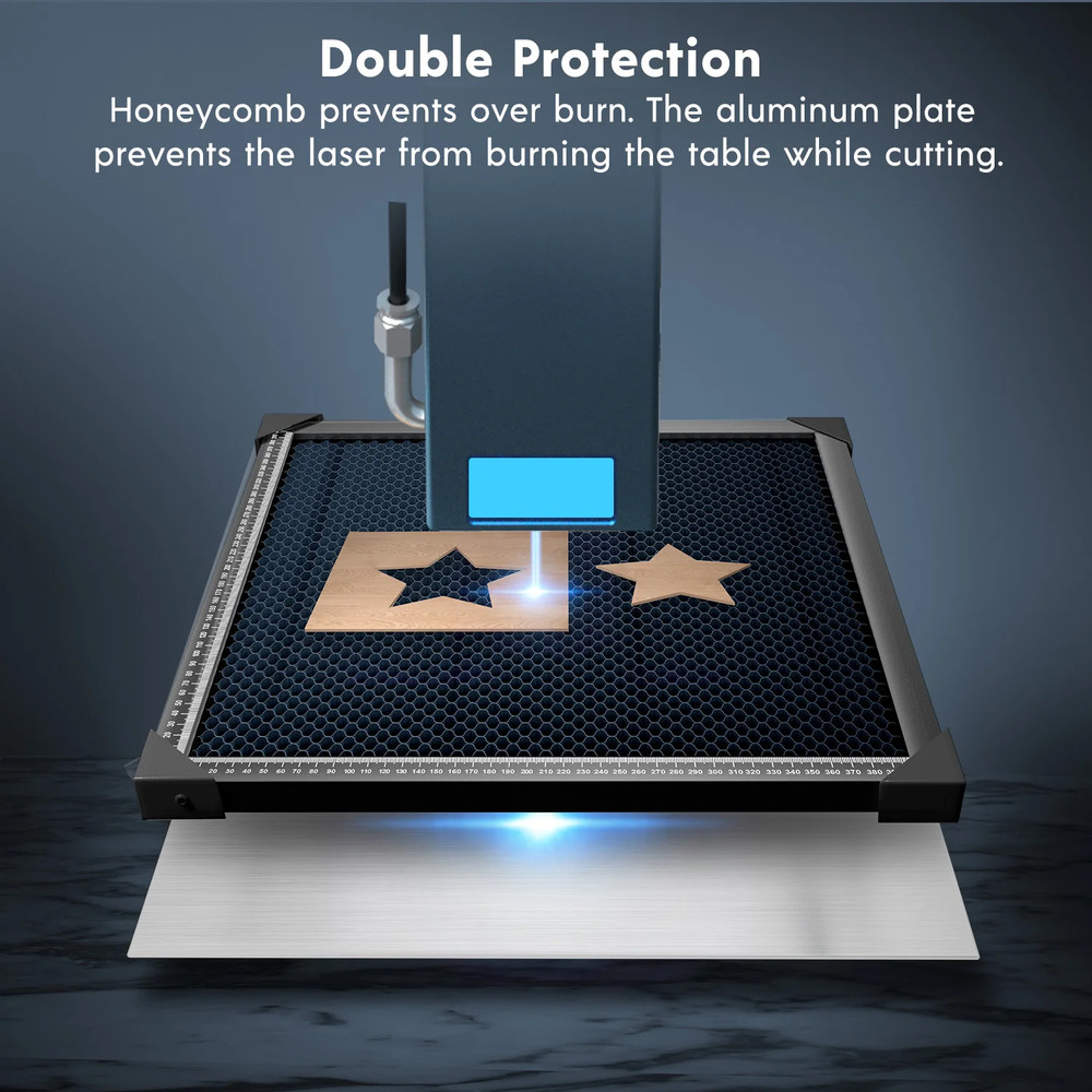 LONGER Honeycomb Working Table 440*440*22mm Smooth Efficient Double Protection