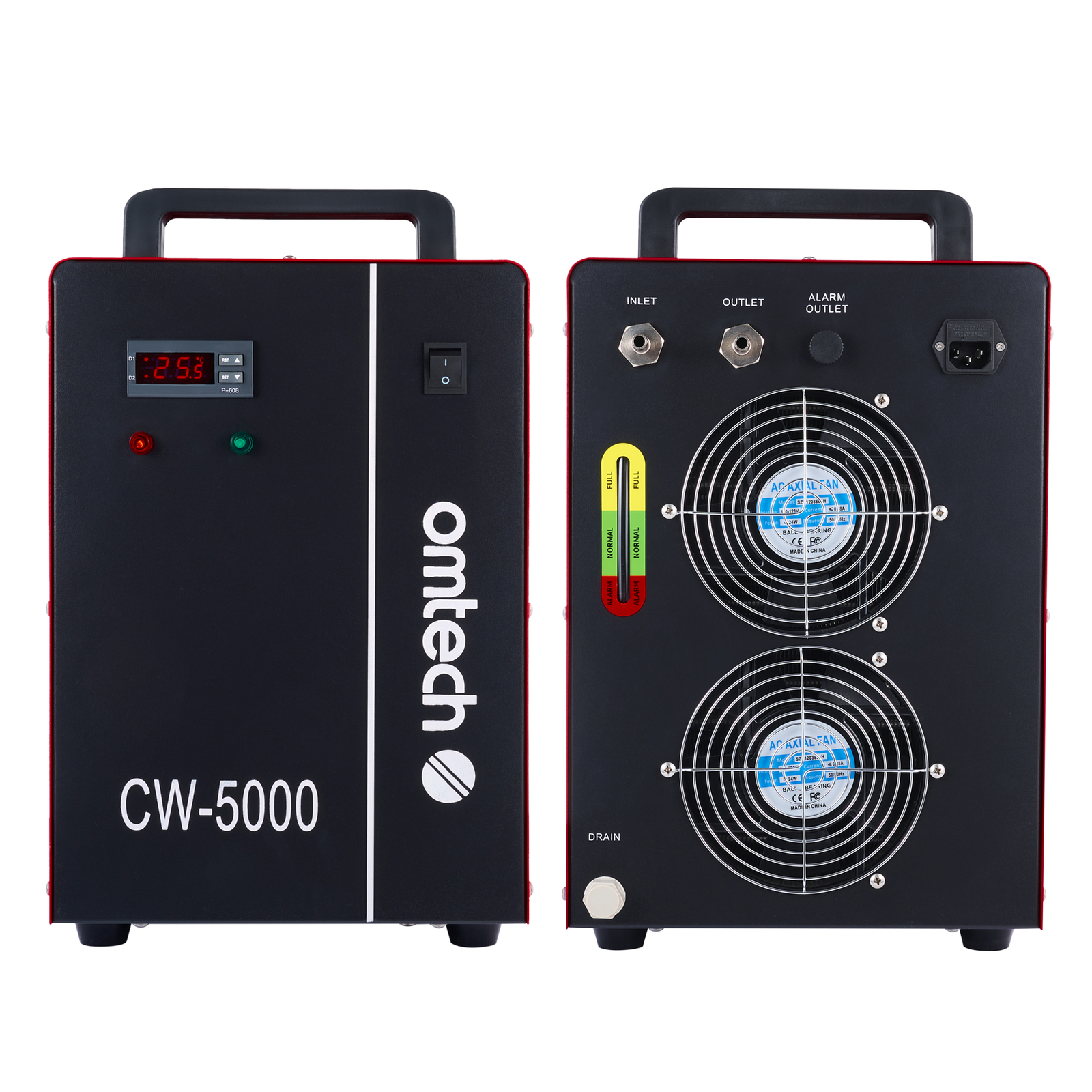 OMTech CW-5000 Industrial Water Chiller for CO2 Laser Engraving Cutting Machines