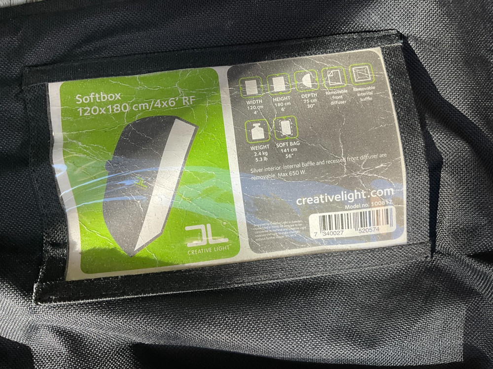 Creative Light Softbox 120 x 180