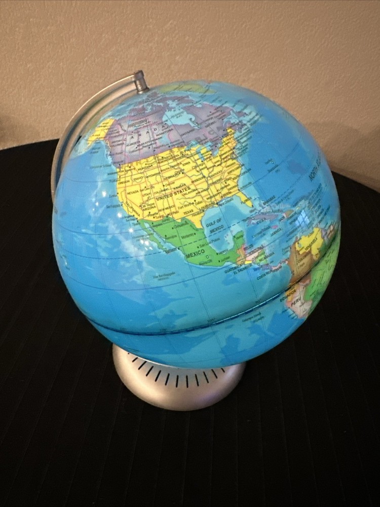 Light Up standing world globe