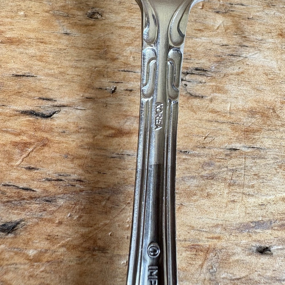 Imperial FLEURETTE Stainless Flatware 2 Serving Pieces and 1 Teaspoon