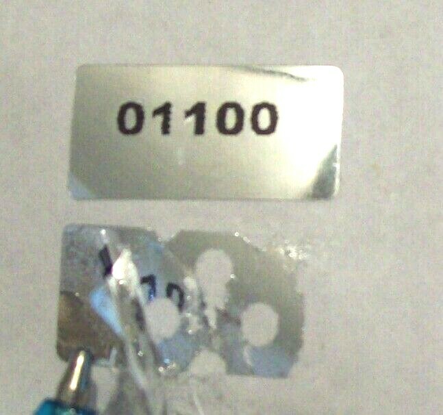 Silver Adhesive Number Labels 200-1000 Pack