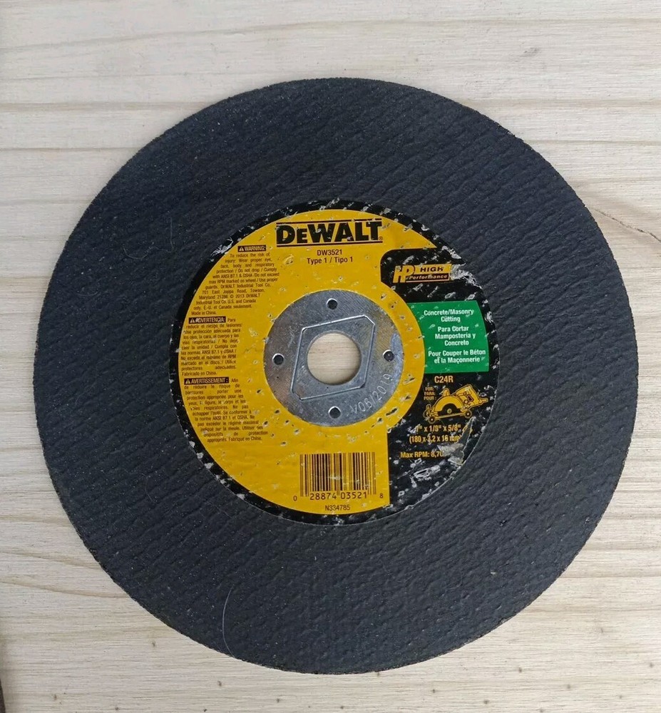 DeWalt HP Concrete Masonry Cutting Wheel