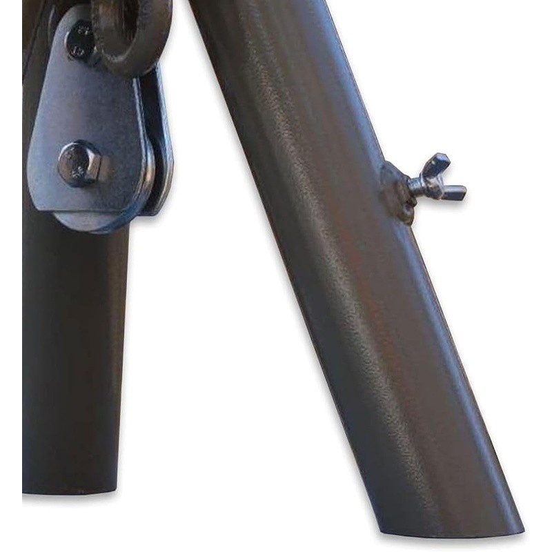 Heavy Duty Deer Feeder Tripod Steel System Tool-Free Setup Efficient Support