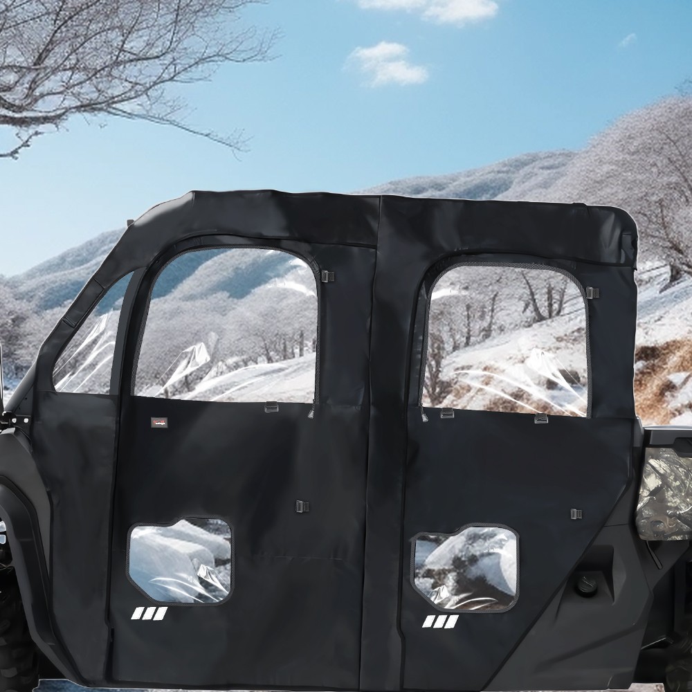 Zipper Soft Cab Enclosure Doors Side Window for CFMOTO UForce 1000 XL 2022-2025