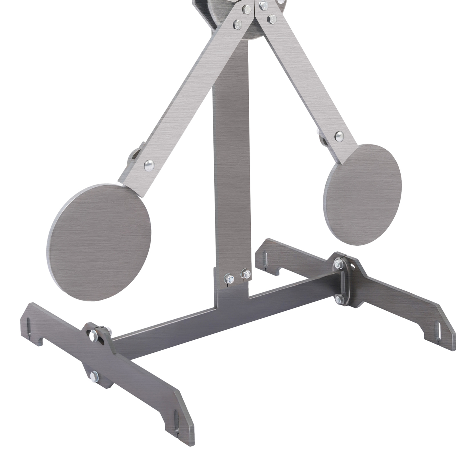 Portable Metal Reactive Steel Shooting Target - 8in Paddles “No Weld”