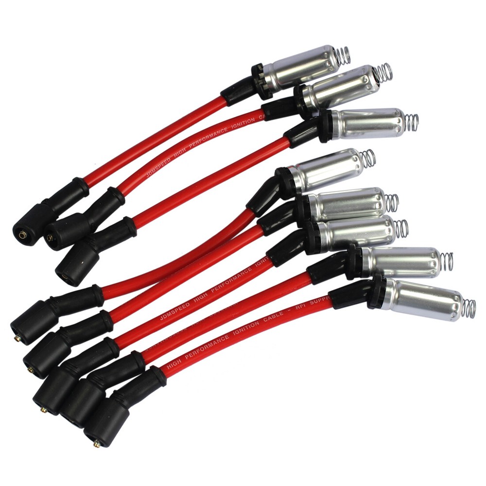 10.2MM High Performance Spark Plug Ignition Wire Kit For 2000-2009 CHEVY GMC