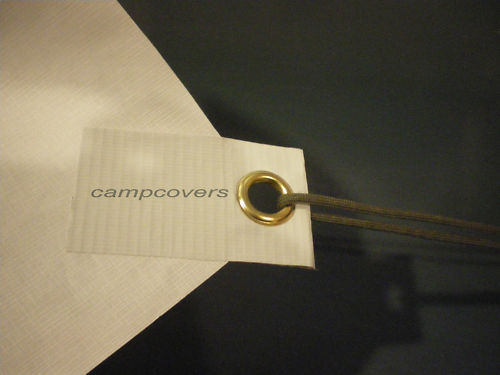 4 Lightweight Grommet Tabs Designed for Tyvek Ground Sheets