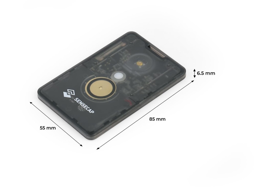 GPS Tracker Card Compact Wireless Tracking Device Waterproof Slim