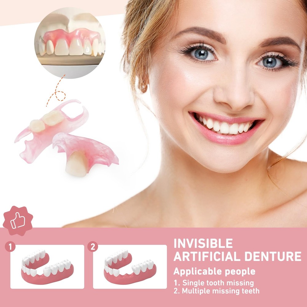 Custom Partial Dentures – Personalized Removable Denture Set for Missing Teet...