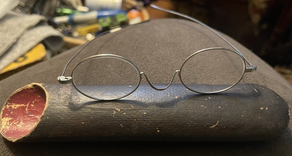 Vintage Old Time Silver Framed Spectacle