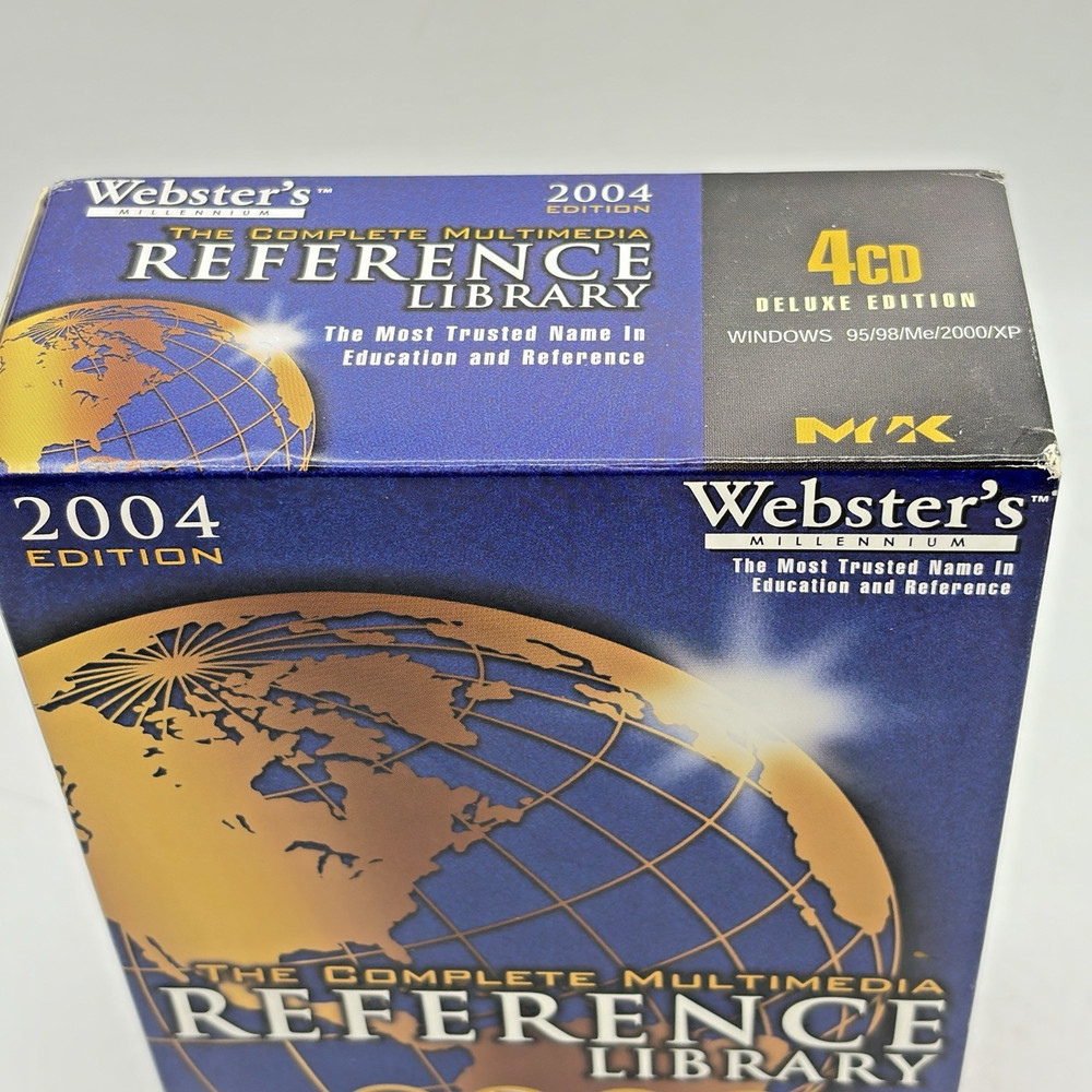 Webster's The Complete Multimedia Reference Library - 4 CD (2004)