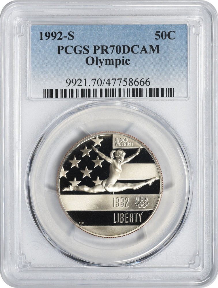 1992-S Olympic Commemorative Half Dollar PR70DCAM PCGS