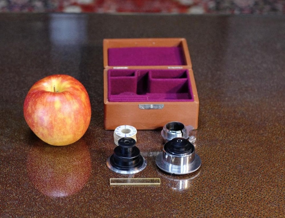 microscope antique collectible Accessory Leitz Micro Polarizing Device Set 1920