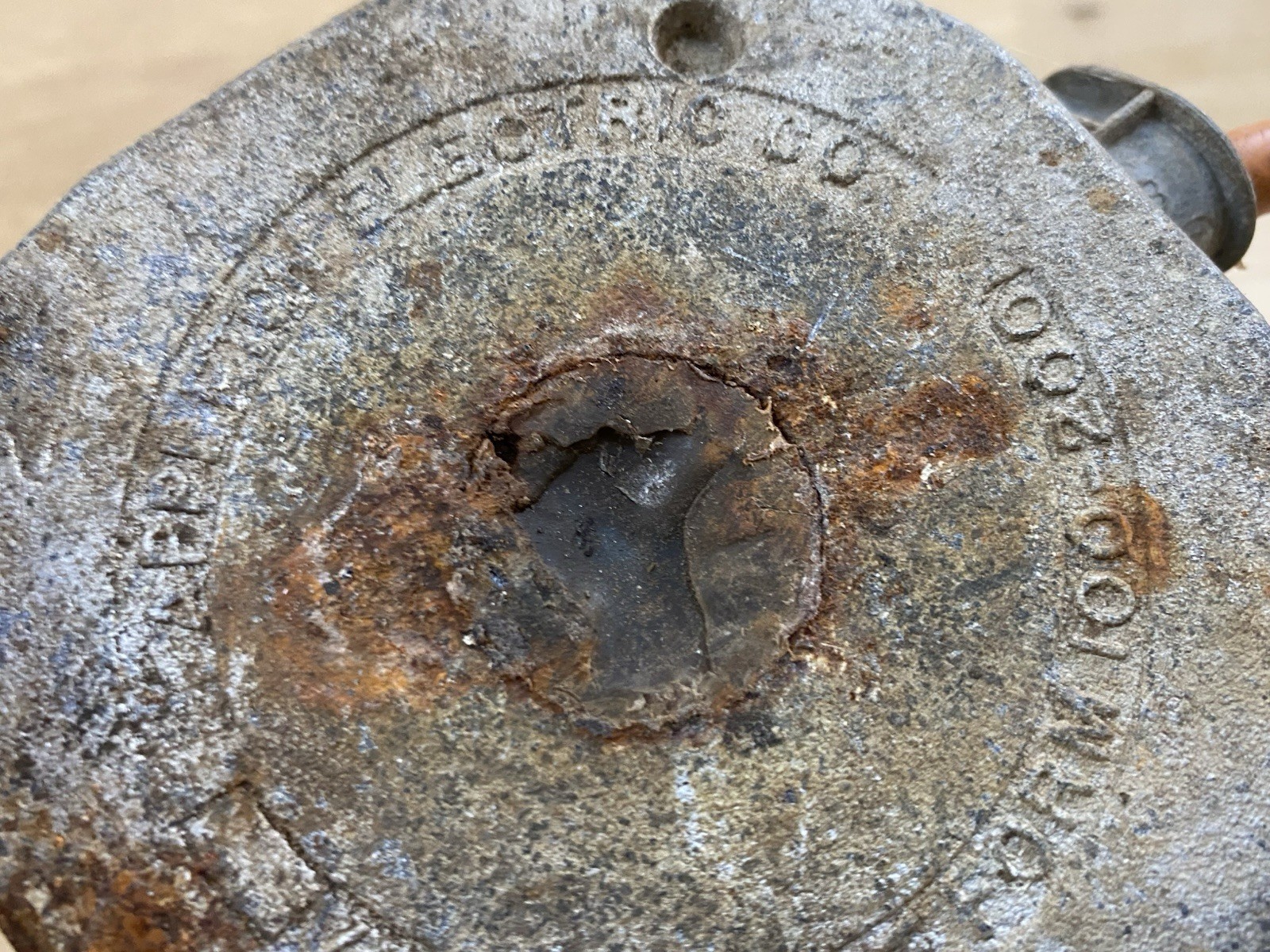 APPLETON EXPLOSION PROOF Glass industrial Light fixture Antique