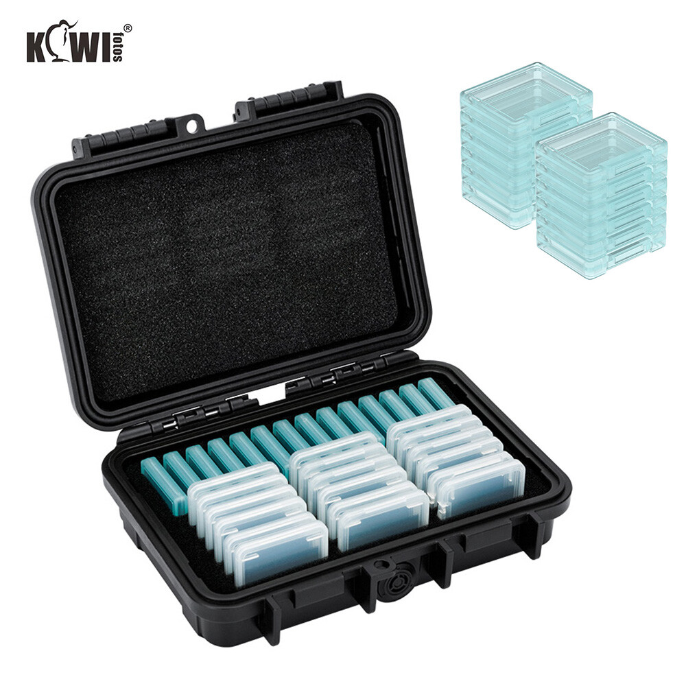 32 Slots Memory Card Case Separate Holder for SD SDHC SDXC CFexpress Type-A Card