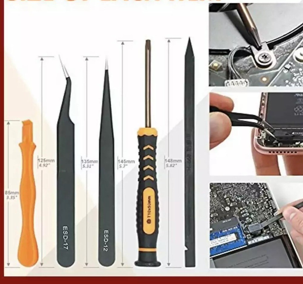 10 In 1 Torx Screwdriver Set Security Bit & ESD for Xbox PS4 Macbook Computer