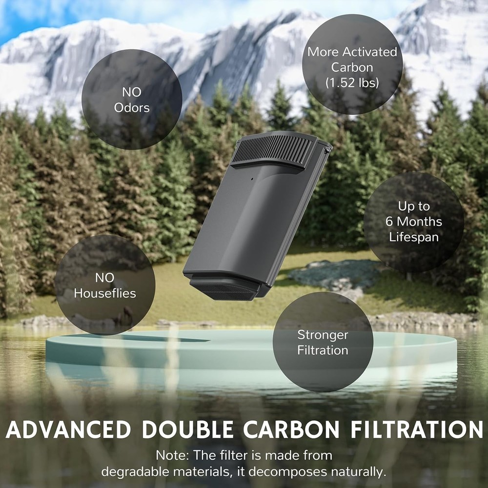 Activated Carbon Replacement Filters Revive R800 Electric Kitchen Composter