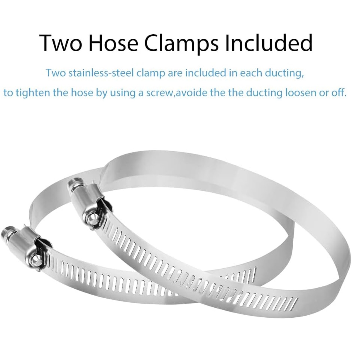 4-Inch 10-Feet Flexible Duct for Heating Cooling Ventilation and Exhaust