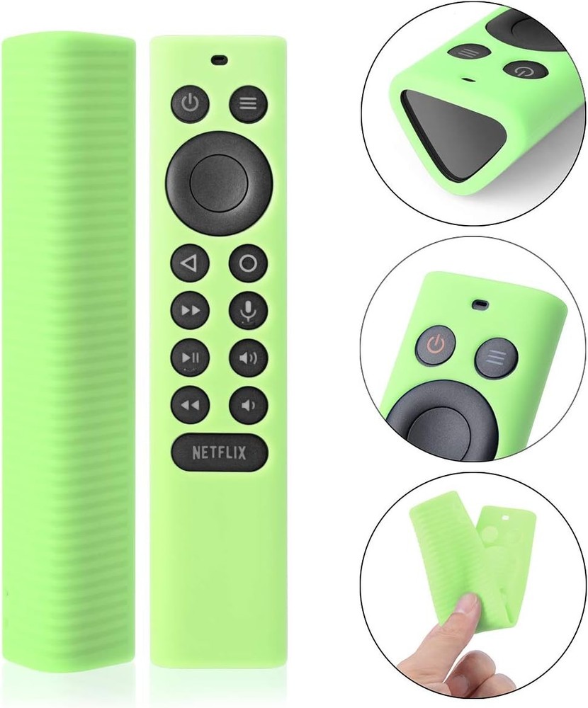[2 Pack] Silicone Protective Cover for NVIDIA Shield GlowBlue & Glowgreen