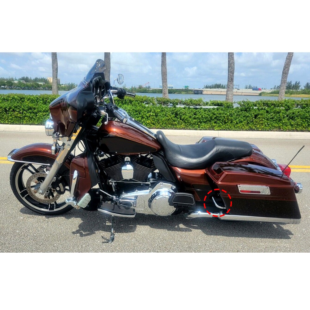 Saddlebag Guard Eliminator Support Bracket For Harley Touring Electra Glide FLHT