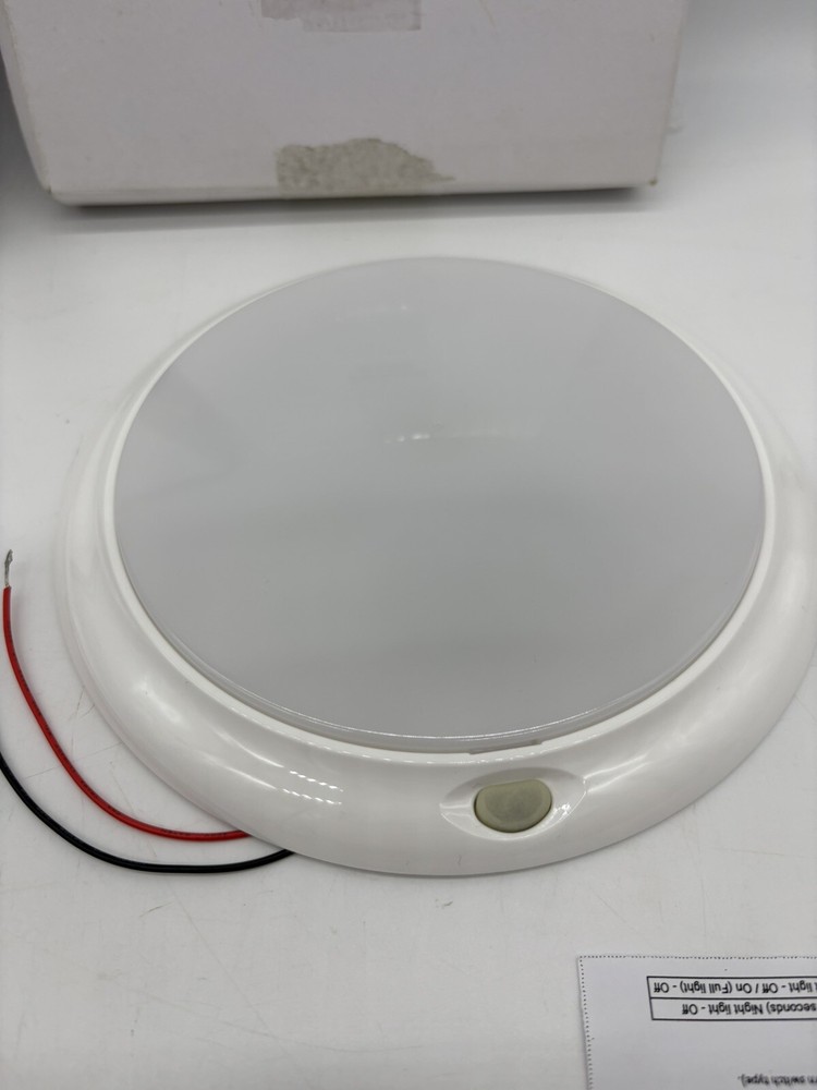 2 Dual Functions Dome Lights BS822C-CWB 10-30VDC & BS822F-CWW 10-30VDC Dimmable