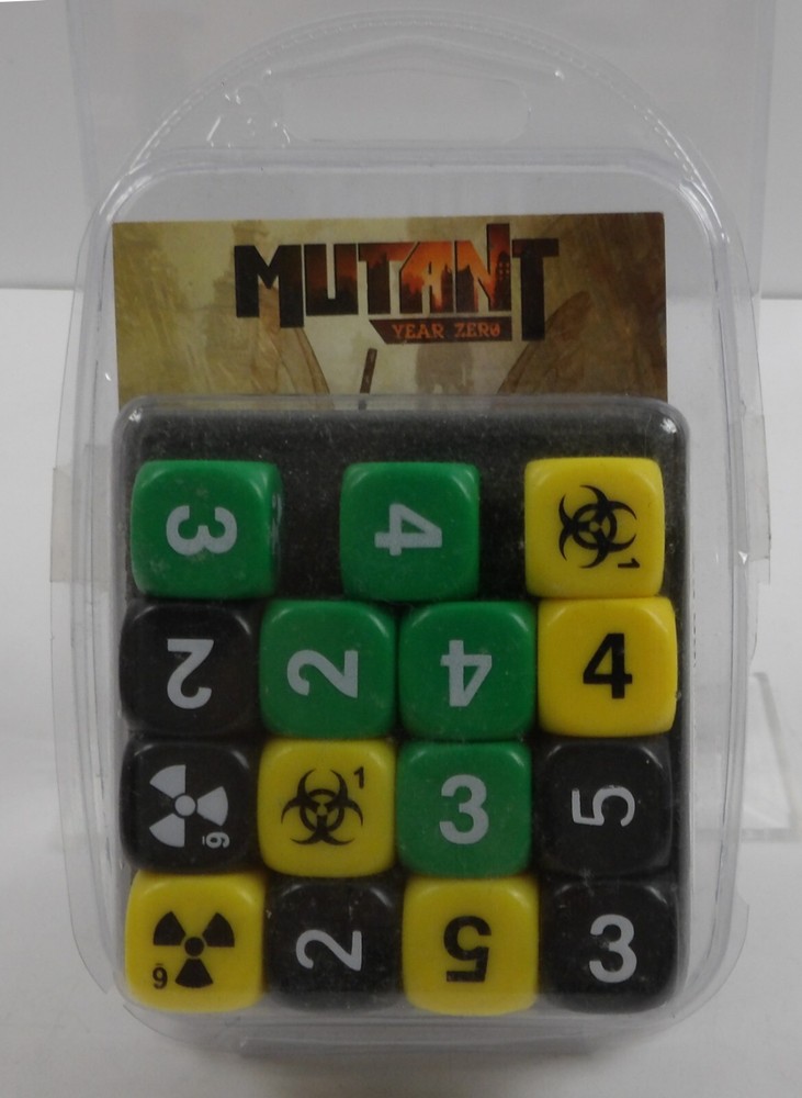 Mutant: Year Zero Dice Set NEW Modiphius RPG Accessory (15 dice)