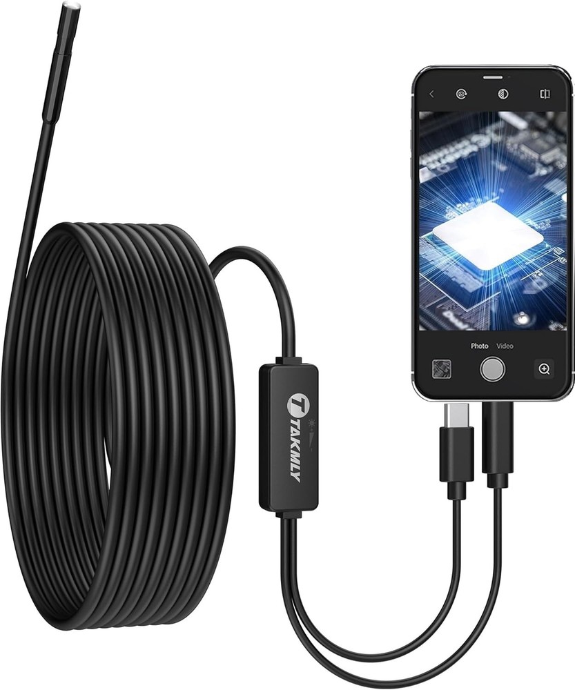 Android/ IOS/ Tablet/ Borescope Endoscope Camera - Soft & Semi Rigid Lead - IP67