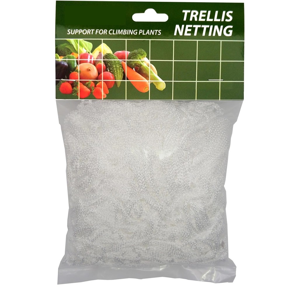Plant Trellis Netting, 5x30 Ft Polyester Square Mesh Trellis Net Support for ...