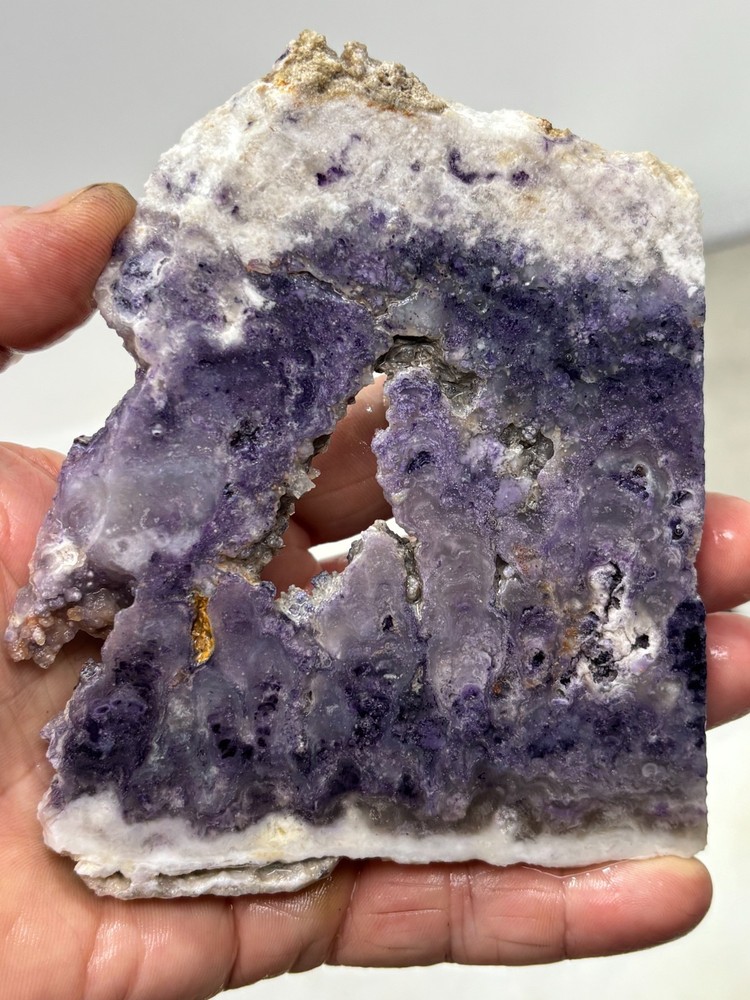 Morado Purple Agate Slab Cabbing Collecting Combo Ship Avail