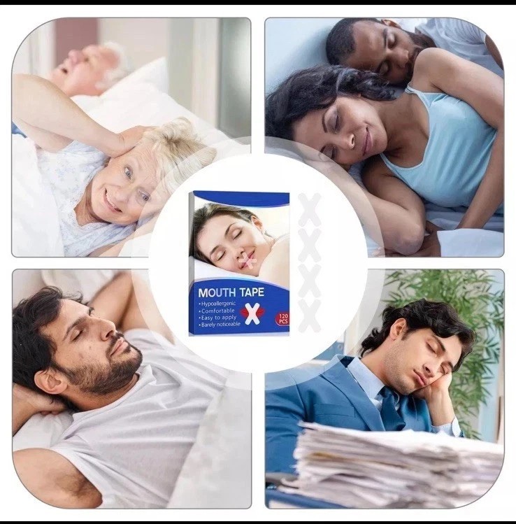 120Pcs Mouth Patch Tape Strip Advanced Gentle for Better Nose Improved Breathing