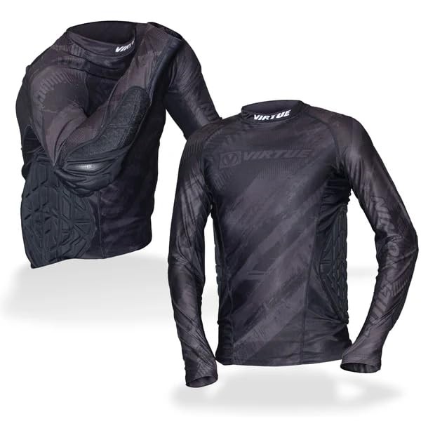 Virtue Breakout Compression Long Sleeve Shirt with Padding for Protection