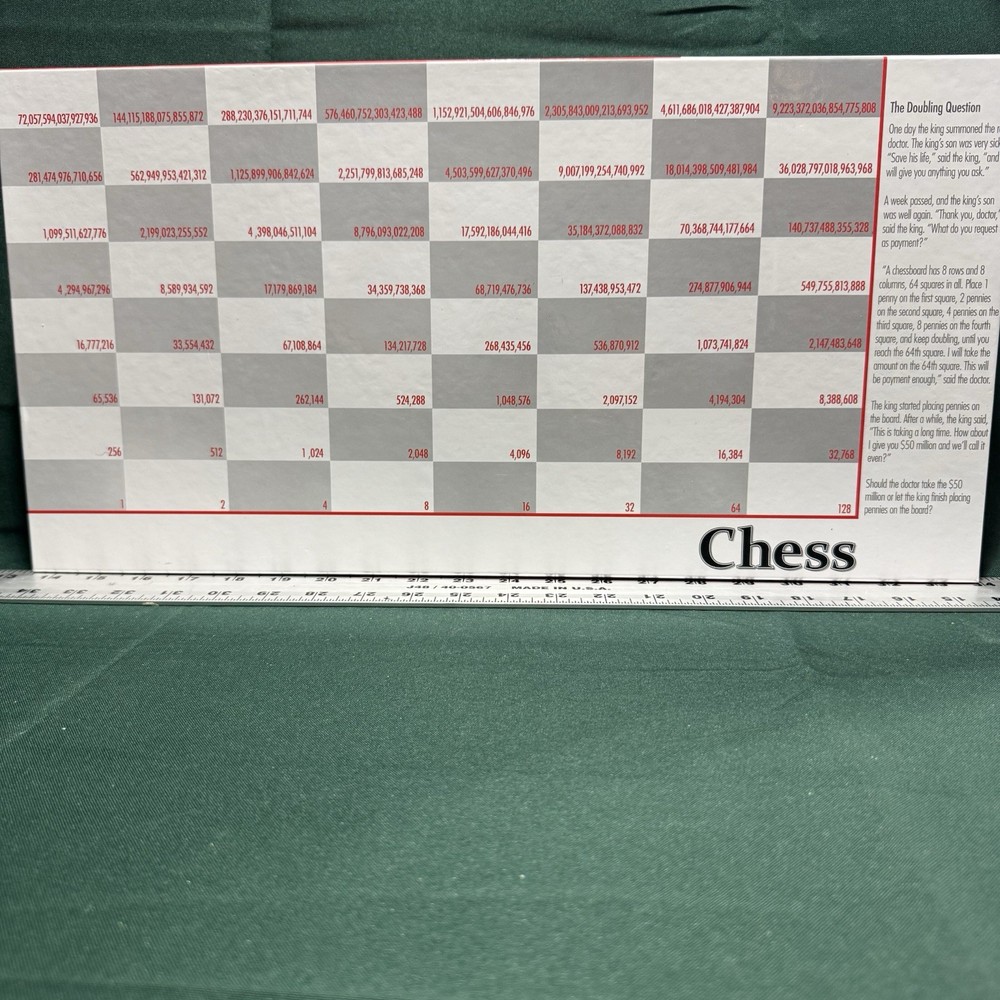 Mathnasium Chess Board Game Learning Educational Math Homeschool Ships Free