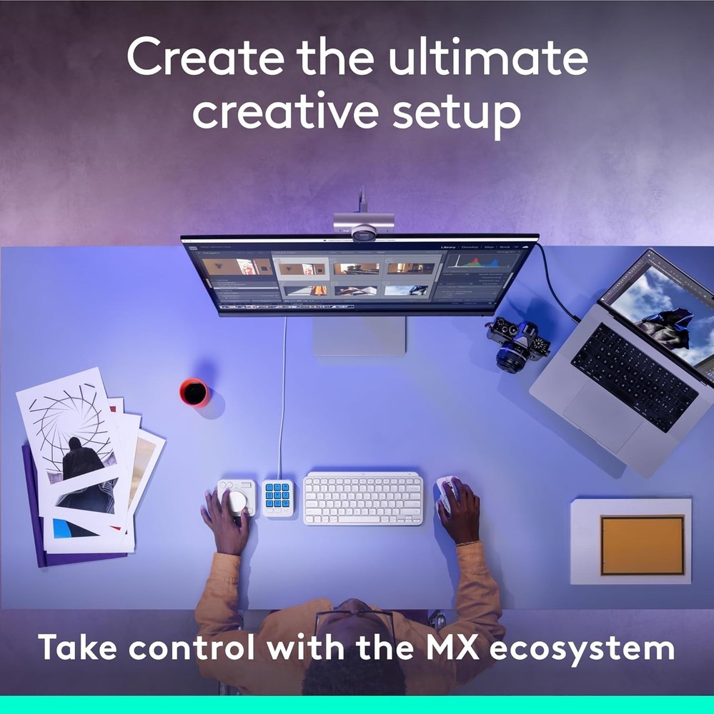 Logitech - MX Creative Console Dialpad&Keypad Grafic Design, Photo/Video Editing