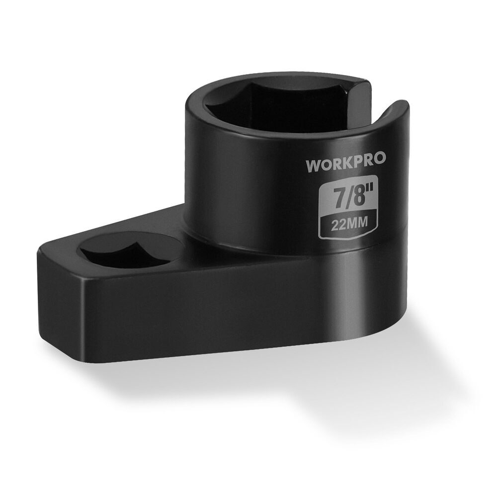 WORKPRO O2 Offset Oxygen Sensor Socket 3/8" Drivex 7/8" 22mm Removal Tool Wrench
