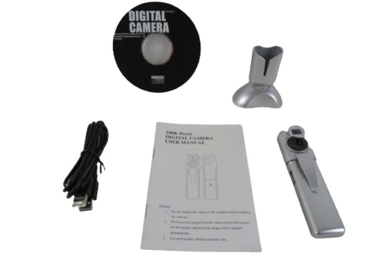 Vintage Computer Partner 100K Pixel USB Camera w/ Box, Manual & CD - Untested