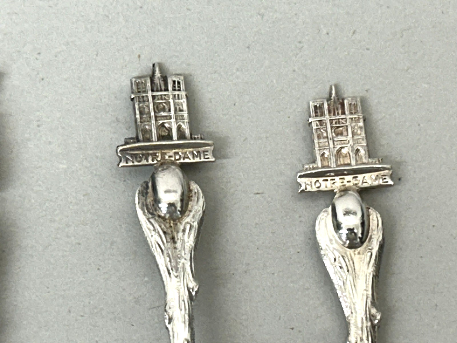 750 German Silver Spoon Lot Paris Souvenir 5" 108g