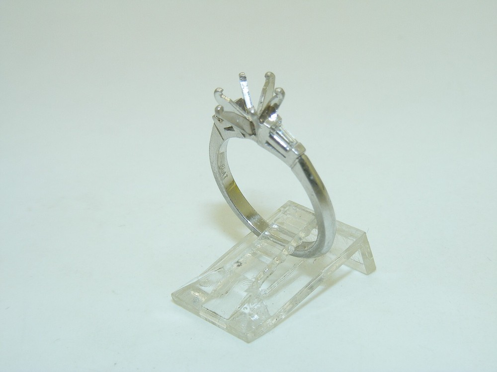 Platinum open setting Diamond Ring