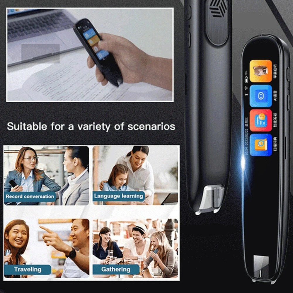 Scan Reader Pen for Portable Two-Way Instant Translator Pen