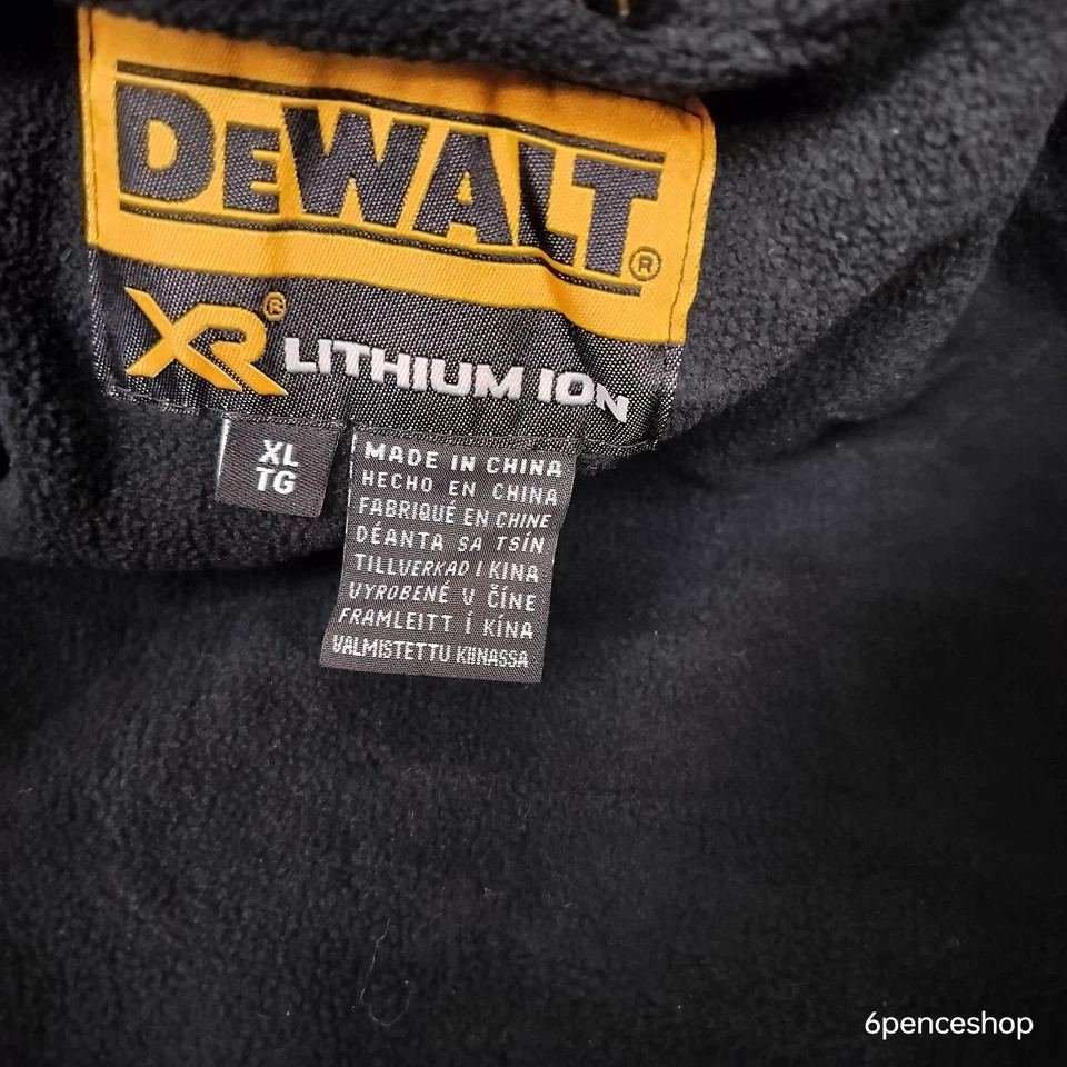 NEW!!! SMALL DEWALT DCHJ060ABD1-S Black Soft Shell Heated Work Jacket w/batt.